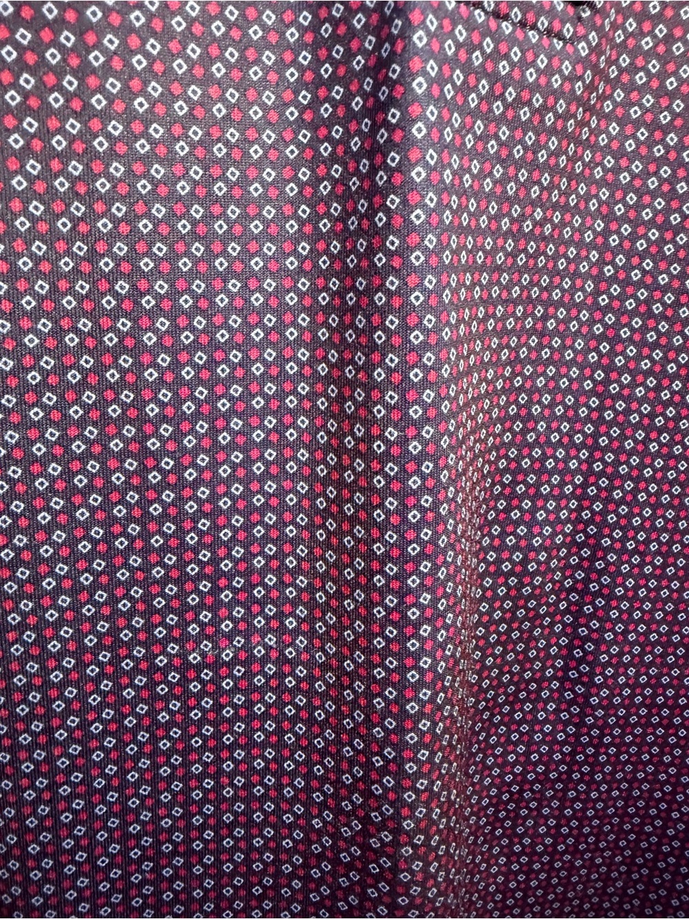 Roundtree & Yorke Performance Blue/Rec Micro-Pattern Polo - Picture 3 of 4